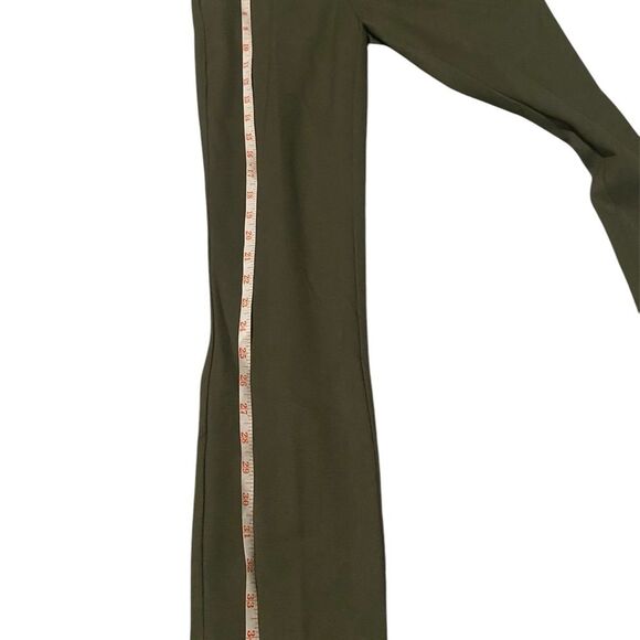 Mango Mid rise skinny olive green trouser dress pants - Picture 7 of 11